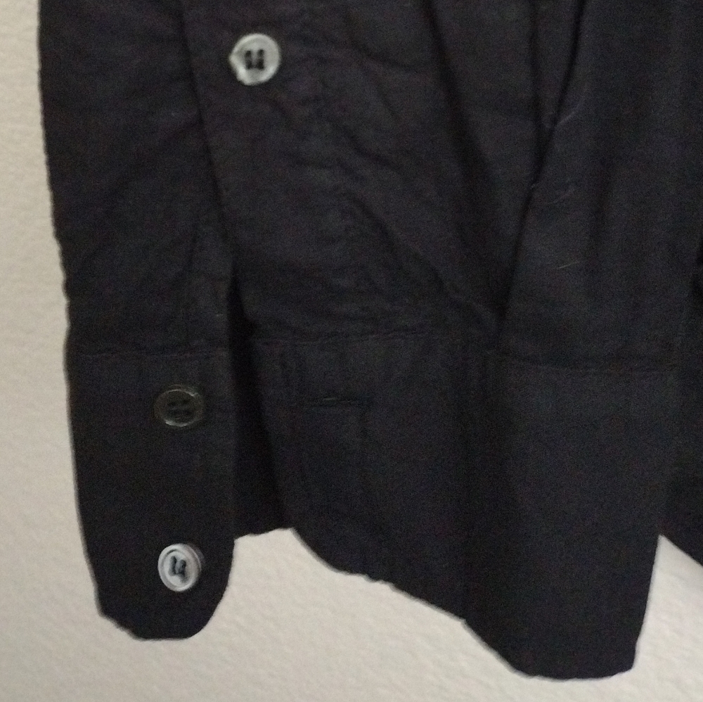 Xirena Black 100% Cotton Button Down Shirt Size XS - Picture 6 of 11